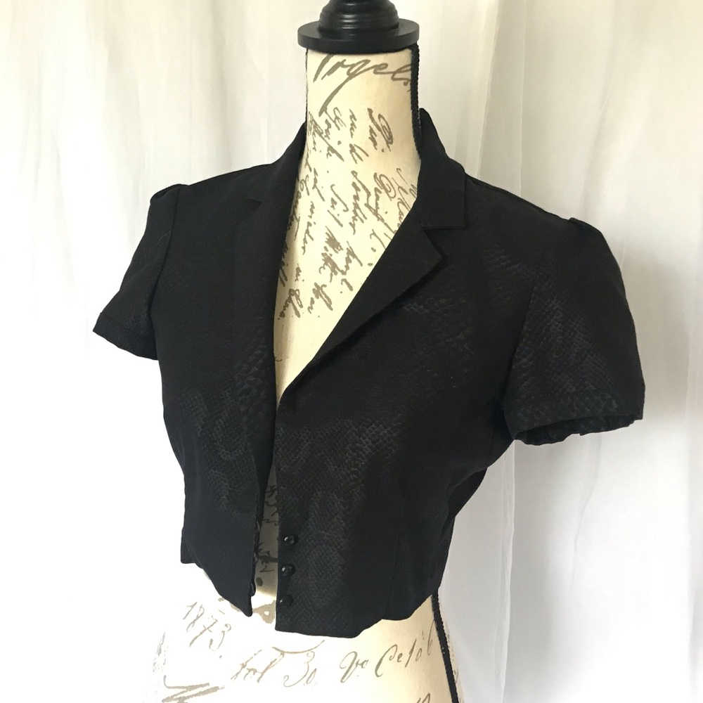 Cute snake print jacket Express size 4